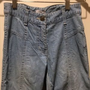 H&M womens Hennes denim Jeans size 4 lots of seams